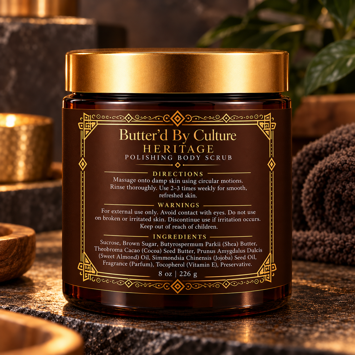 Heritage Polishing Body Scrub - 8 oz