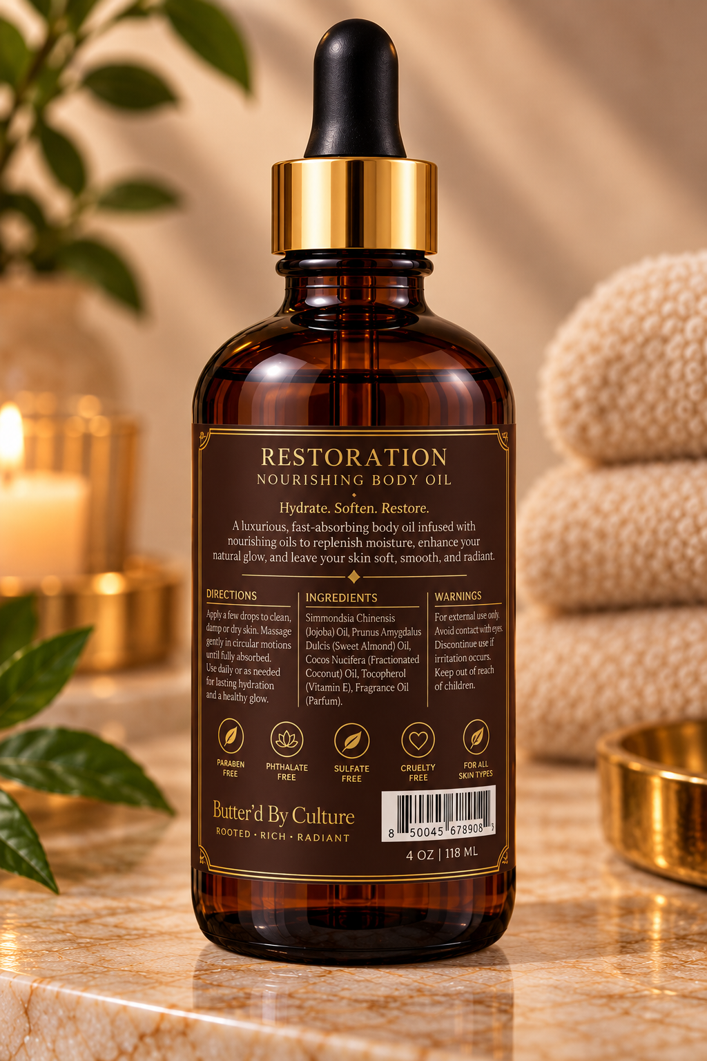 Restoration Nourishing Body Oil - 4 oz