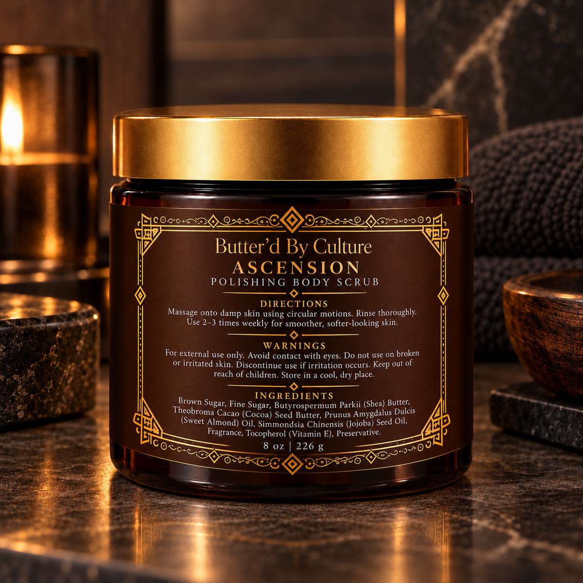 Ascension Polishing Body Scrub - 8 oz