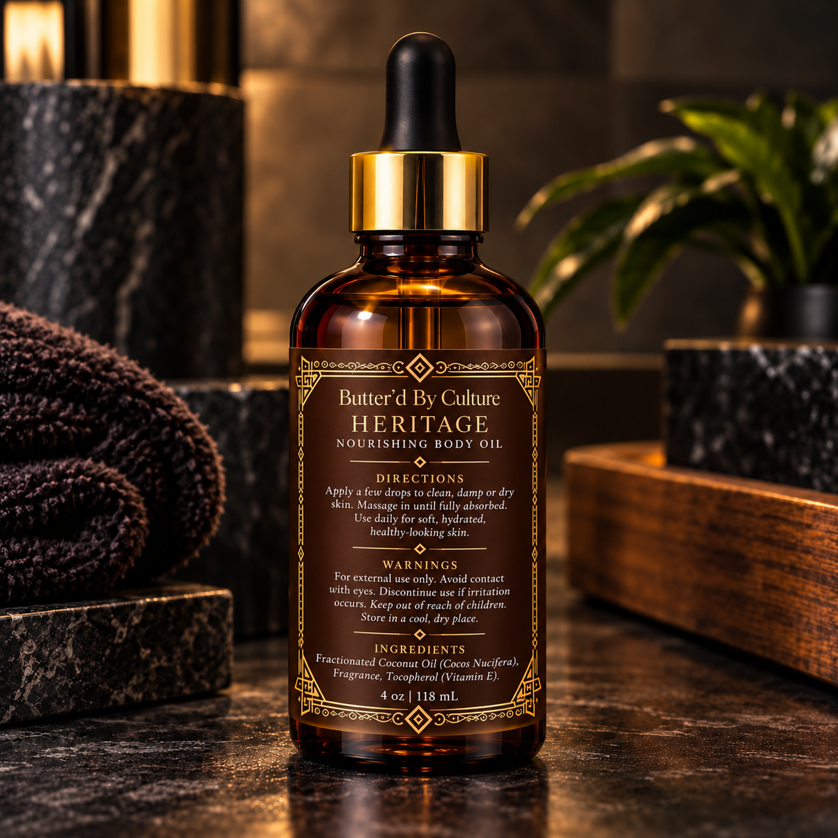 Heritage Nourishing Body Oil - 4 oz
